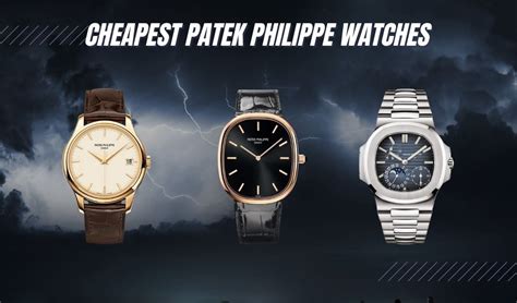 cheapest mens watch patek philippe|patek philippe lowest price watch.